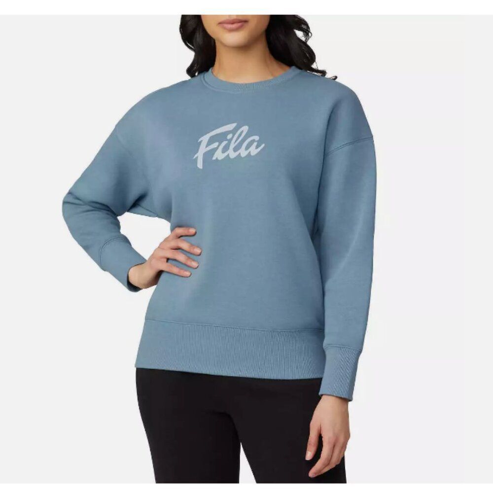 Fila Ladies Crewneck Large Blue